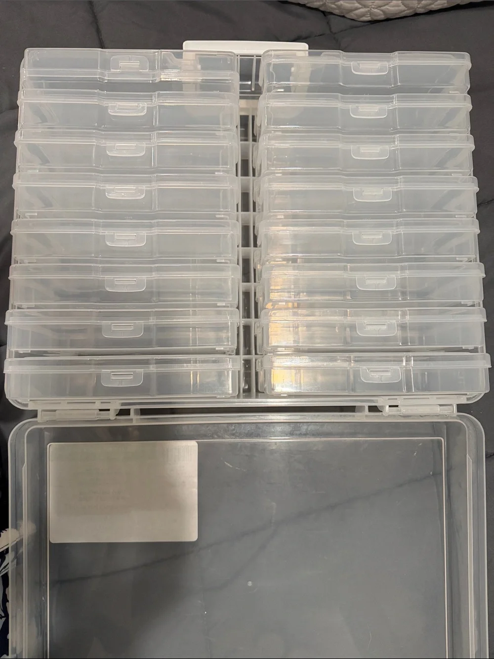Clear Photo & Craft Organizer - Clear